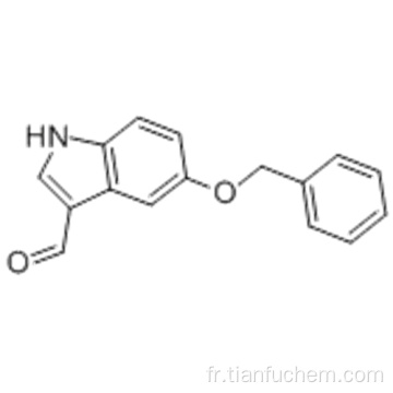 5- (phénylméthoxy) -1H-indole-3-carbaldéhyde CAS 6953-22-6